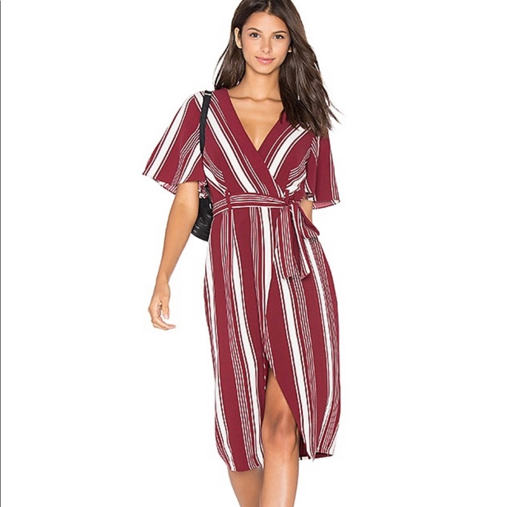 Lovers & Friends Fremont Wrap Dress, Size M